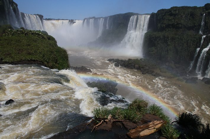 FOZ DO IGUACU, BRAZIL: Signs at the Entrance of Iguacu Falls